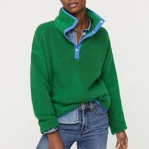 J. Crew Fleece Pullover Size Medium